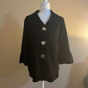 Black Jacket w/ Silver Buttons